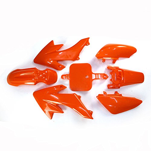 Tc-Motor Orange Plastic Fender Fairing Kit For Honda Xr50 Crf50 Chinese 50Cc 90Cc 110Cc 125Cc 140Cc 150Cc 160Cc Dirt Pit Bike #TOP5
