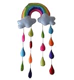 DIY Nursery-Mobiles for Crib, Crib Colorful Mobile, Need Sewing #01