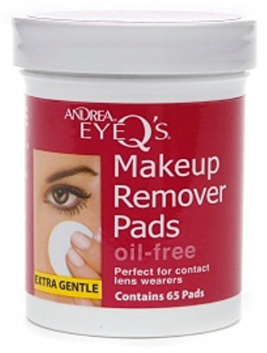 Andrea Eye Q's Eye Make-Up Remover Pads Oil-Free 65 Each (Pack Of 8) #TOP30