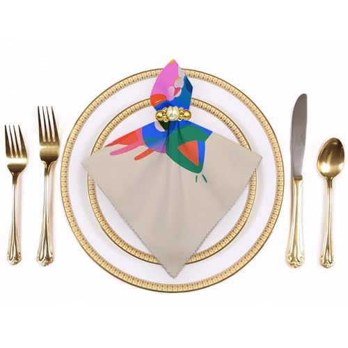 Servilletas de Tela Coloridas para Bodas 4 Piezas miniatura 3