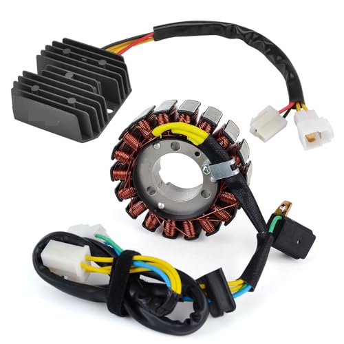 Bobine de stator + redresseur de régulateur de tension de rechange moto