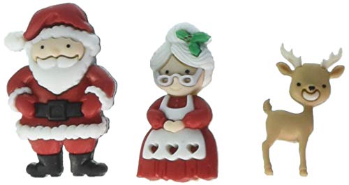 Jesse James Mr. & Mrs. Claus Adornos navideños Dress It Up, Multicolor