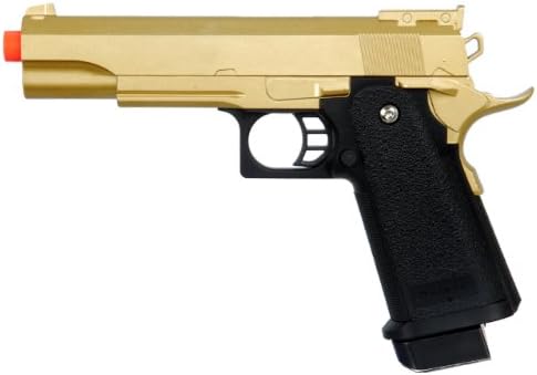 galaxy g6g 1911 metal spring airsoft pistol bb hand gun (gold)(Airsoft Gun)