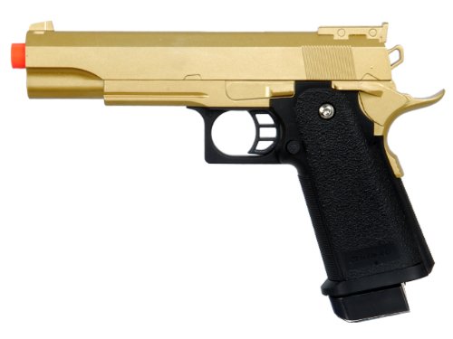 galaxy g6g 1911 metal spring airsoft pistol bb hand gun (gold)(Airsoft Gun)