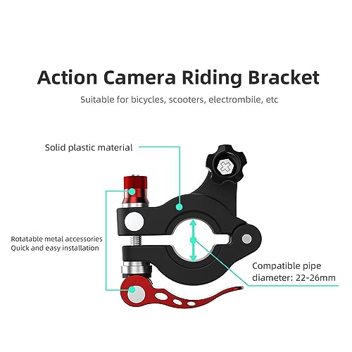 Support de guidon de vélo Taoke pour télécommande DJI RC 2 et caméra - 5
