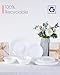 Dinnerware Sets for 4, LaGlint 12 Pieces Opal Glass Plates and Bowls Set, Dishwasher and Microwave Safe Dish Dinning Ware Set, Chip and Scratch Resistant Dishware Sets White