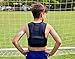 Unisex Youth/Adult diabetes sports vest with phone pocket, CGM compatible vest, Activity tracker/heart monitor pocket (BLACK, ADULT LARGE)
