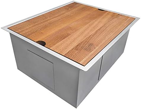 Ruvati 23" x 19" x 13" Deep Laundry Utility Workstation Sink Undermount 16 Gauge - RVU6320