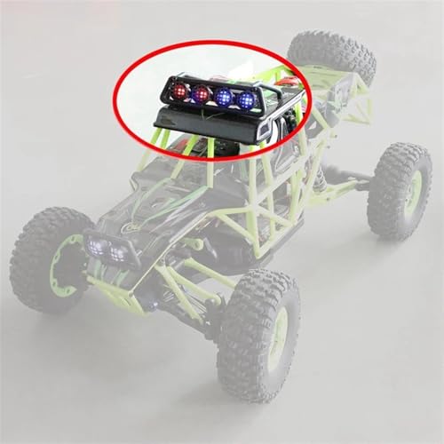 Luces Wltoys 12428 para correr de noche con tu coche RC 1/12 5