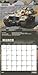 Tanks of the World | 2025 12 x 24 Inch Monthly Square Wall Calendar | Plastic-Free | BrownTrout | Military Vehicle Equipment