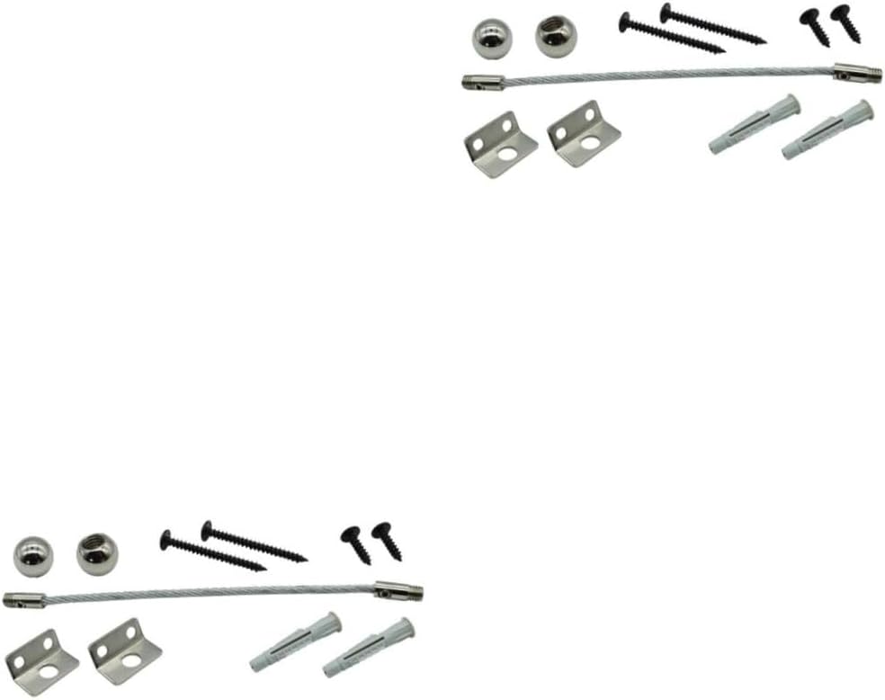 Toddmomy 2sets -falling Furniture Anchors for Cabinets Dressers Bookshelves and Tv Stands Easy to Install Connectors