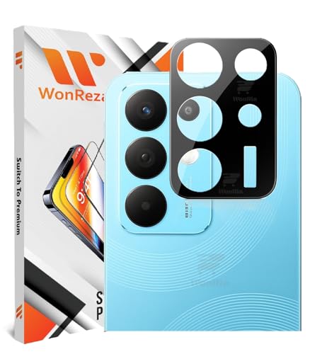 Image of Pack 1- Back Camera Glass Protector for Realme 15x 5G [3D Premium] Camera Glass Protector (Black)