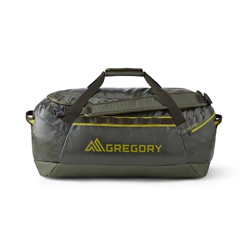 Gregory Alpaca 60L Water-Resistant Adventure Travel/Gear Organization Duffel Bag with Packing Cube Included, Fir Green