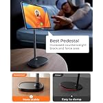 DIMONCOAT Height Adjustable Tablet Stand for Desk, Tablet Holder - Image 5
