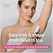 Braun Mini Trimmer, Body Trimmer, for Easy Trim & Shape, + 1 Extra, BS1000, White