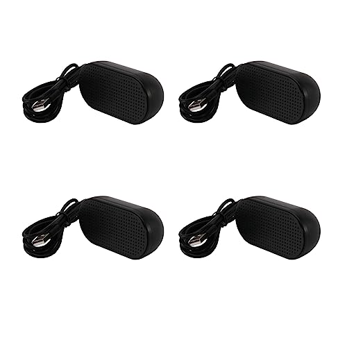 Haut-parleur portable USB 4X pour ordinateur portable et PC multimédia stéréo noir
