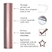 Matte Metallic Rose Gold Adhesive Vinyl Roll Craft Vinyl 12