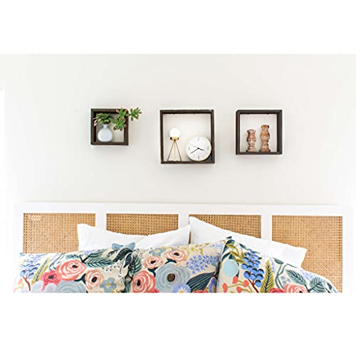 Barnwoodusa Espresso Rustic Shelves, Square Floating Wood Shadowbox, Home Decor, Set Of 3 #TOP2