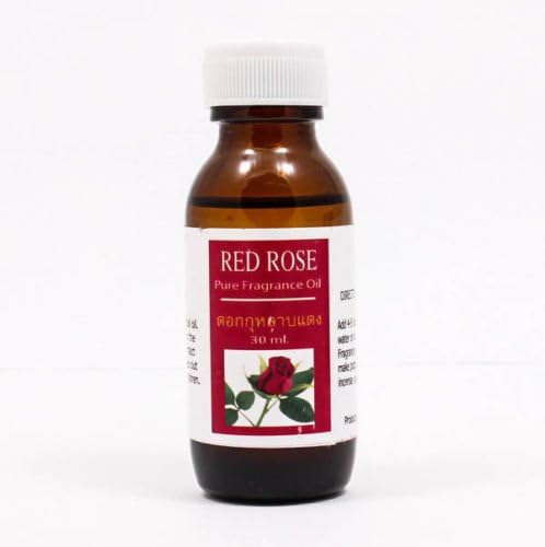(Red Rose #A0140-63) Pure Scent Fragrance Oil 30ML. (cc.) Aroma Oil Diffuser Burner Essential Oil Spa Relax (Health & Beauty>Natural & Alternative Remedies>Aromatherapy)