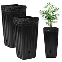 Matériau de haute qualité : le pot de fleurs profond est fabriqué en plastique de haute qualité, léger et réutilisable, pas facile à endommager, adapté à diverses conditions climatiques. Trous de drainage intégrés : le bassin intérieur du grand bac e...