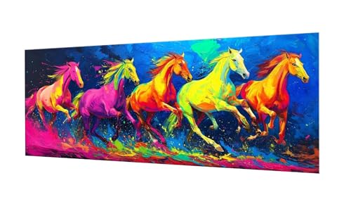 Broderie Diamant Cheval grand format anti-stress pour loisirs créatifs adultes