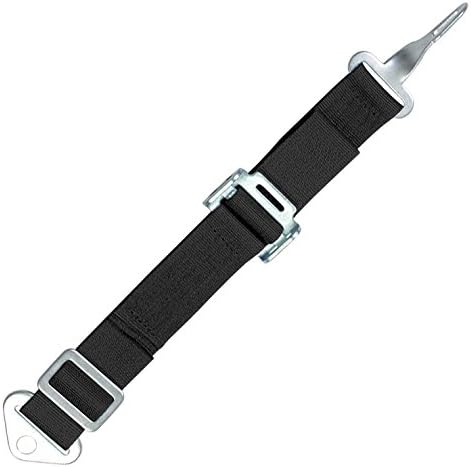 11394 Black Crow Adjustable 2" Anti-Sub Crotch Belt Used With Latch Link Buckle