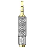 Geekria Apollo 3.5mm Male to 2.5mm Female Stereo Audio Jack Adapter, 3.5mm (1/8 Inch) to 2.5mm, Male to Female Plug Adapter Gold Plated