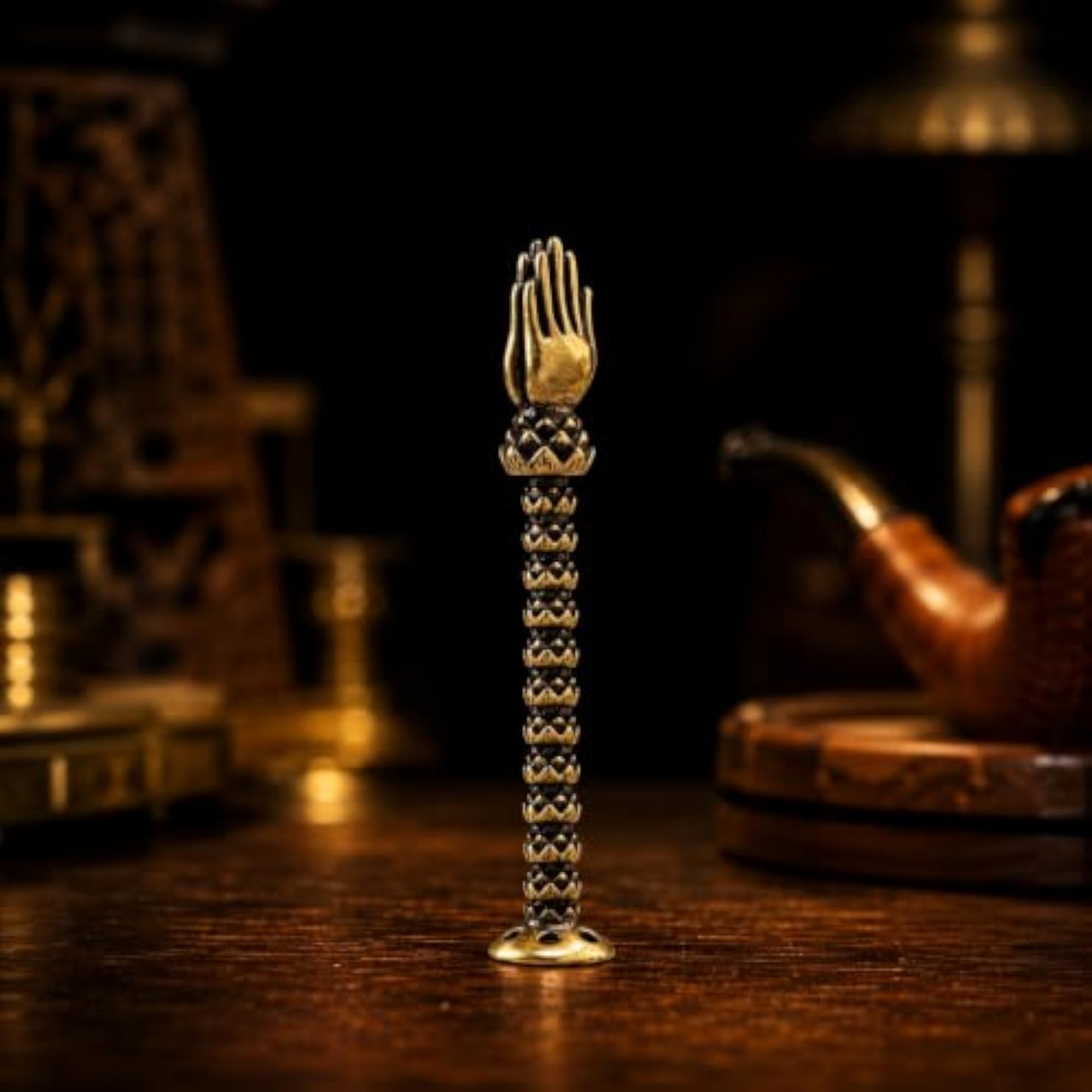 Decorative Buddha Hand Figure Pipe Tamper Tool