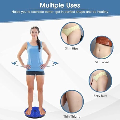 Image of Oizeir 5-in-1 Slimming Tummy Twister | Double-Sided Acupressure Waist Disc with Magnets | Reflexology Fat Burning Exercise Board | Anti-Skid