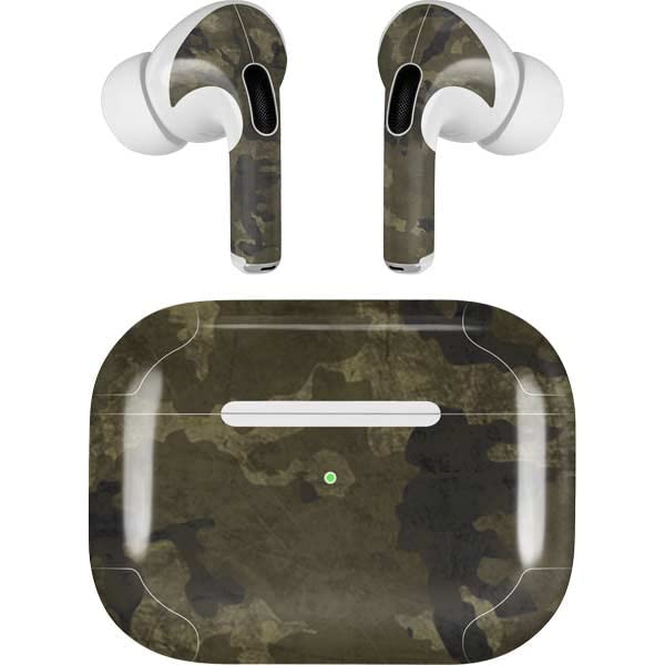 Skinit Decal Audio Skin Compatible with Apple AirPods Pro (2rd Gen, 2022) - Skinit Originally Designed Wood Camo Design