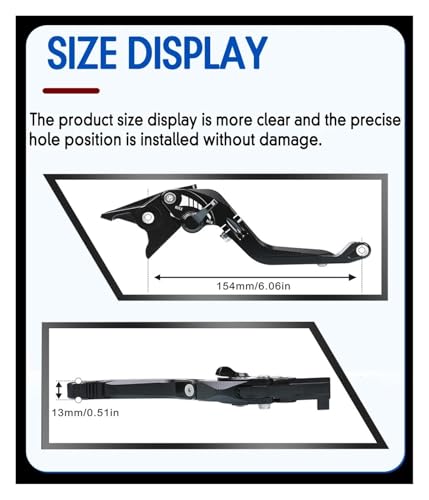 Levier de frein MT09 pliable et extensible pour éviter la casse