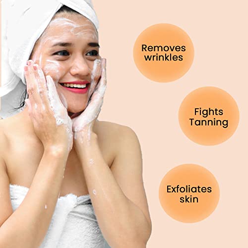 Image of Astaberry Vitamin C Face Wash Scrub for Glowing Skin- With Vitamin C | Neem & Orange Peel Extract | Skin Illumination & Exfoliating - (Pack of 2 (100ml X 2))