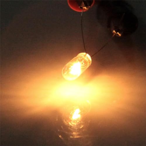 Pack 100 lámparas LED ámbar para cuadro GM 12V 14V miniatura 7