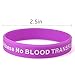 JW.ORG No Blood Silicone Medical Alert Wristbands – 10 Pack Rainbow Color Bracelets – Flexible Waterproof Bands for Jehovah’s Witnesses, Adults & Teens