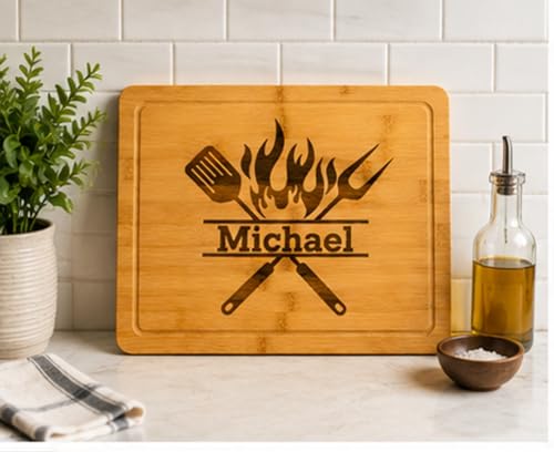 Tabla de Cortar Personalizada de Bambú 13.75x11 Pulgadas miniatura 4