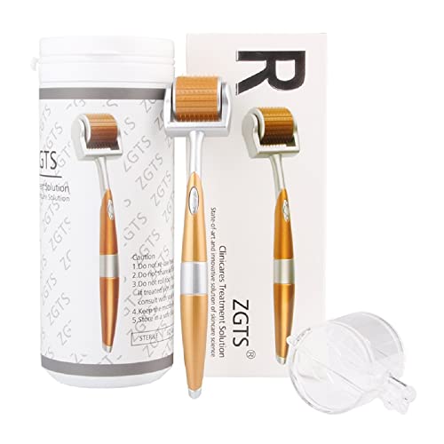 Dermaroller visage 192 micro-aiguilles en titane 1.5mm pour votre routine beauté du soir