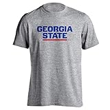 Sport Your Gear Georgia State University Panthers Athletic Wordmark Short Sleeve T-Shirt, Small, Athletic Heather