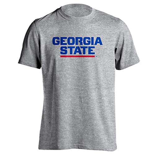 Sport Your Gear Georgia State University Panthers Athletic Wordmark Short Sleeve T-Shirt, Small, Athletic Heather
