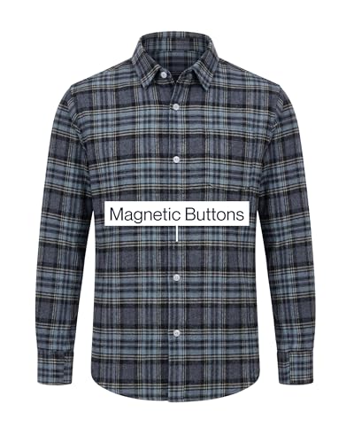Joe & Bella Magnetic Button Flannel Shirt