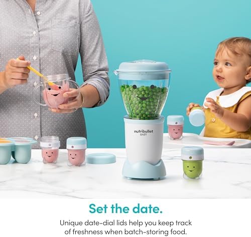 NutriBullet NBY-50100 Baby Complete Food-Making System, 32-Oz, White, Blue, Clear - 3