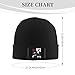 Travis Rapper Scott Knit Hat Cap Unisex-Warm Stretchable Quackity Cuffed Beanie Hats Black