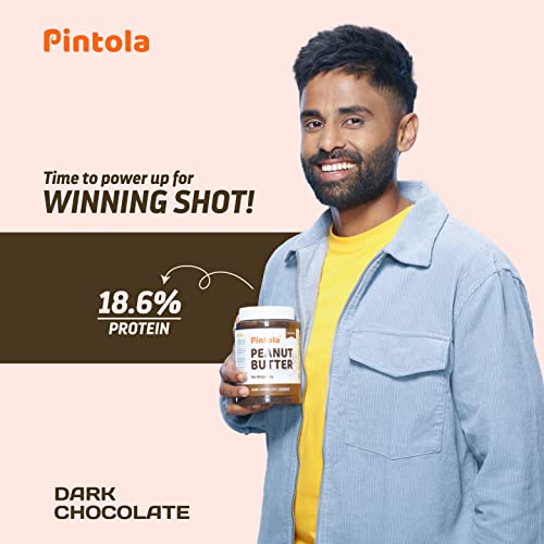 Image of Pintola All Natural Peanut Butter (Crunchy) (1 kg) (Unsweetened, Non-GMO, Gluten Free, Vegan) + Pintola Choco Spread Peanut Butter (Creamy) (1kg)