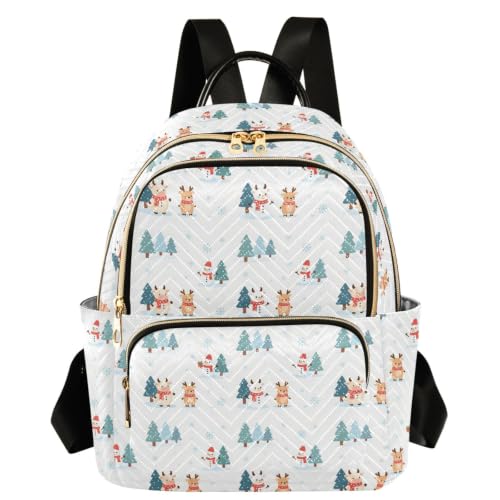 Mochila de vaca ligera para mujer con dos bolsillos grandes que alivian el peso