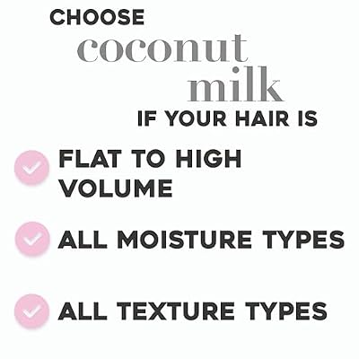 Nourishing + Coconut Milk Anti-Breakage Hair Serum for Strength & Shine, Leave-In Hair Treatment with Coconut Oil & Egg White Protein, Paraben & Sulfated-Surfactant Free, 2 Pack