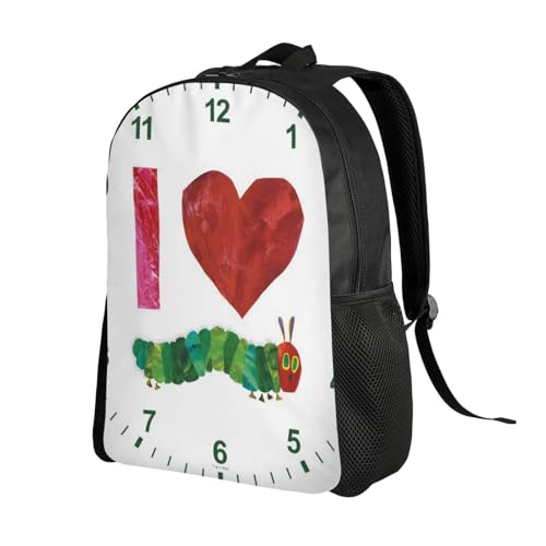 I Love The Very Hungry Caterpillar Backpack – Water-Resistant Laptop Bag, 15" Compartment, Lightweight Unisex Daypack For Work & Travel2