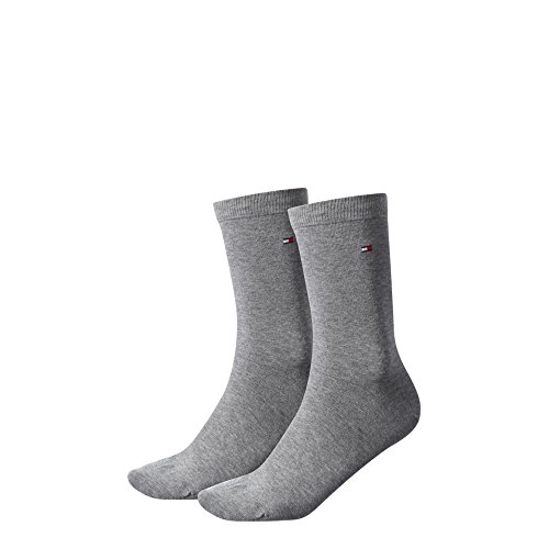 Tommy Hilfiger Damen Clssc Socken, Middle Grey Melange, 35-38 EU