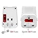 Universal Travel Adapter - 2 USB Ports Wonplug International Power Plug Adapter Small Wall Charger Adaptor for European US UK Thailand NZ Australia 150+Countries White