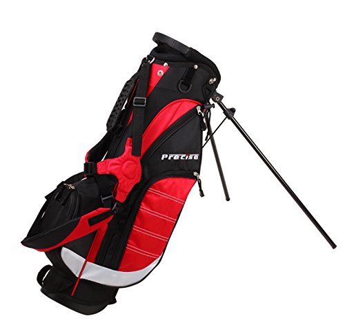 Precise Xd-J Junior Complete Golf Club Set For Children Kids - 3 Age Groups Boys & Girls - Right Hand & Left Hand! (Red Ages 6-8, Right Hand) #TOP6