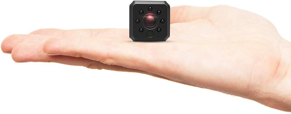 Spy Camera,IDV 1080P Mini Hidden Camera, Baby/Elder/Pet/Nanny Monitor Cam with Night Vision and Motion Detection, Small Covert Security Camera System for Home, Office,Car,Drone