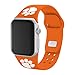 Affinity Bands Clemson Tigers Silicone Sport Band compatible with Apple Watch (38/40/41mm Orange)
